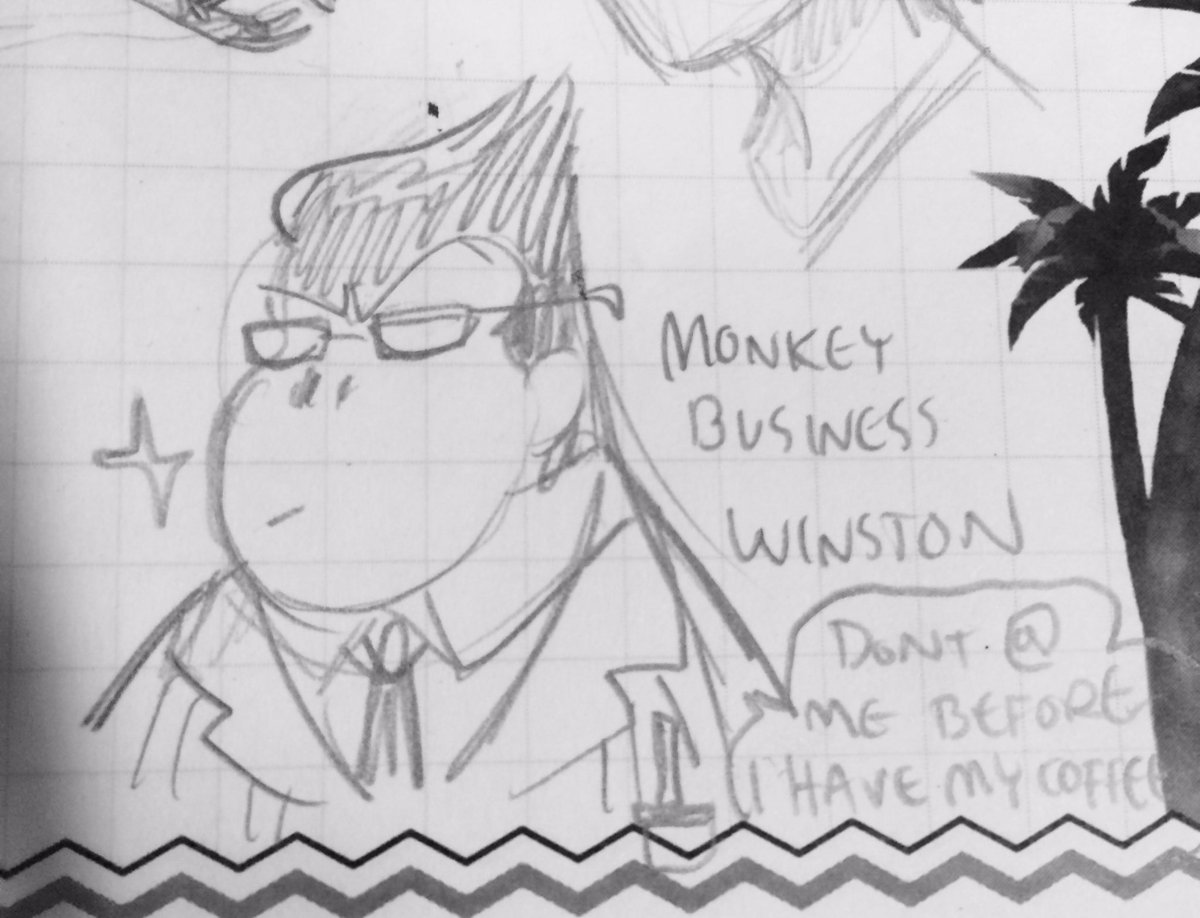 hey I can't draw winston but here's a skin concept that is bound to happen #Overwatch 