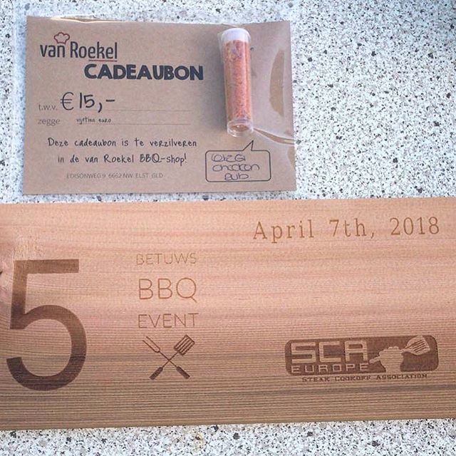 SeaSideSmokers's tweet photo. First trophee of the year is in da pocket! 5th place Steak at the Betuws BBQ Event 🏆
#bbqcompetition #competitionbbq #sca #steakcookoff #steakcookoffassociation #grilling https://t.co/xcULP1ZssI https://t.co/FTeyCEGmN3