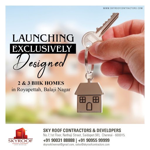 skyroofcontract's tweet photo. Hunting for a #flats or #apartments on sale in Royapettah, Balaji Nagar? Your search ends here! We have a wide listing of many #2BHK, #3BHK flats or apartments for #sale in Royapettah #chennaiproperties #RealEstate
Call : +91 - 9095599999/9003188888
Visit: https://t.co/wlWYSK73Pu https://t.co/zFHue7Jjad
