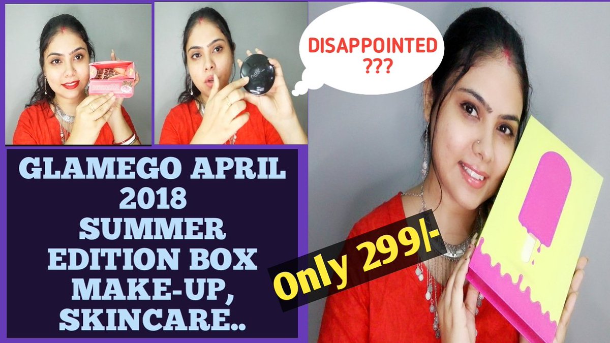 uma_mb27's tweet photo. New VIDEO IS UP ON MY YOUTUBE CHANNEL https://t.co/czhEBNT35Rπππ *SUMMER* SKINCARE MAKE-UP WITH SPF GLAMEGO BOX APRIL 2018 UNBOXING+REVIEW/#umavlogs #glamego #glamegoapril2018 #myislandkiss #tijori #vedicline #nelfusa #beautyblogger #vloggers #glamego2018 #subscriptionbox https://t.co/RB06Ecl1Js