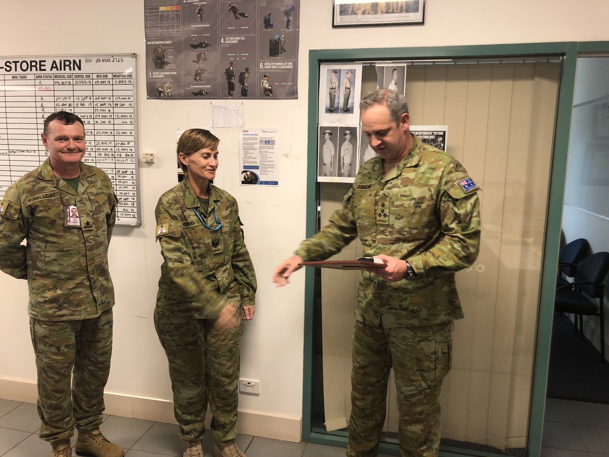 gixer750's tweet photo. Congratulations SGT Kling for achieving this months 16X Leadership award for her steadfast efforts during #cyclonemarcus at #1AVN @CO_1AVN @FORCOMDMedia https://t.co/NreF3DXPHi