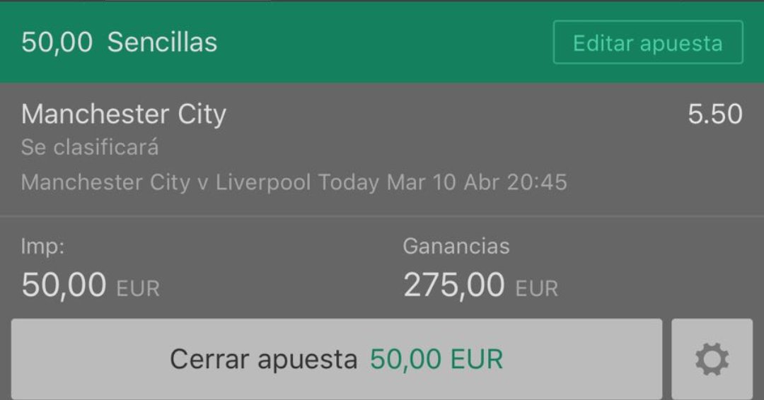 PensApuestas's tweet photo. Sorteamos 2 camisetas del Manchester City entre todos los RT a este tweet si los de Pep Guardiola se clasifican contra el Liverpool.

#ChampionsLeague
#ManchesterCity
@ManCityES 

¡La camiseta es preciosa! https://t.co/UabIBPamRG