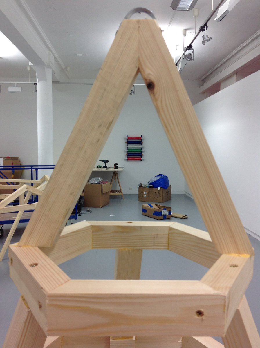 Project_Ability's tweet photo. Getting the gallery ready for Nnena Kalu's arrival next week! #GI2018 @THEActionSpace #largeinstallation #workinprogress https://t.co/TwvUwp7WeS