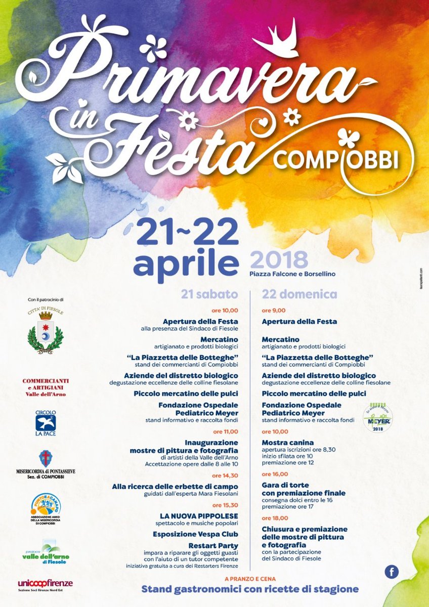 FiesoleForYou's tweet photo. Primavera in #festa a #Compiobbi!
21-22 aprile @ComuneFiesole https://t.co/3hz0USi7xr