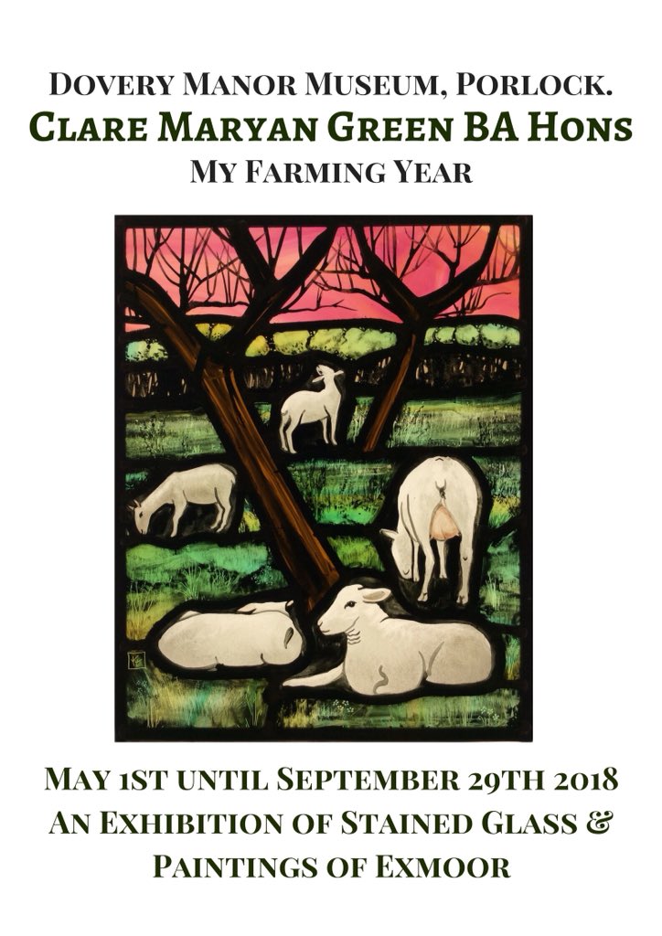 Fabstainedglass's tweet photo. #PressReleases #RetrospectiveExhibition contains #wool #shearing #paintings and #sheep #art @BritishWoolFarm @Campaignforwool #ChooseBritishWool #Exmoor #ExmoorHorn #DevonClosewool #farming #littlepinkears https://t.co/jYkfVteq0P