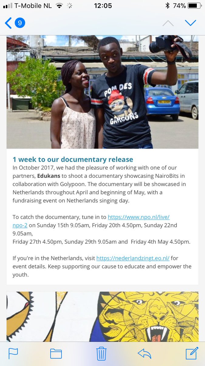 EdwinGolypoon's tweet photo. Willen én kunnen! Jonge (kansarme)Kenianen tonen hun strijd voor plek en toekomst in Nairobi door een ICT opleiding. Tv serie Metterdaad door Golypoon; Npo2 @EOnl @edukans @Nairobits #Empower18 #Socialimpact https://t.co/J7xIzebyTV