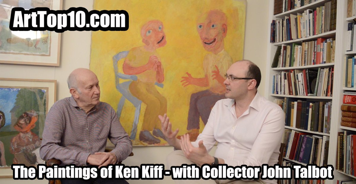 ArtTop10's tweet photo. @rosalinddavis #grahamcrowley suggested I meet art collector John Tablot to see his #kenkiff paintings. Here's the film that came out of the meeting - https://t.co/xfAUVDd366 https://t.co/JmsvweGKcE