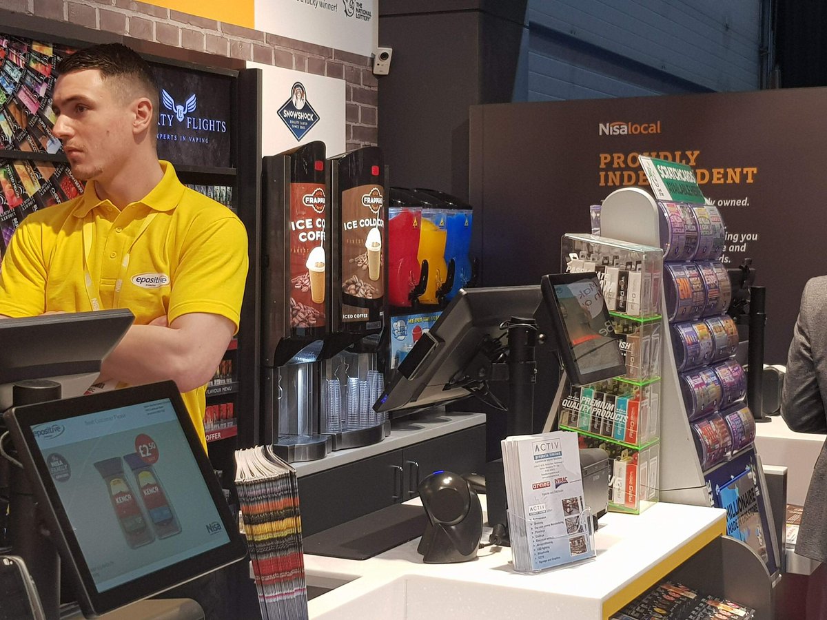 SnowshockSlush's tweet photo. Store of the future - a demonstration of what your Nisa store could look like ft only the best slush and coffee machines around 😏😃 #storeofthefuture #nisastores #potential #increasesales #slushmachines #onlythebest @NisaRetail https://t.co/vsMmyb9KAn