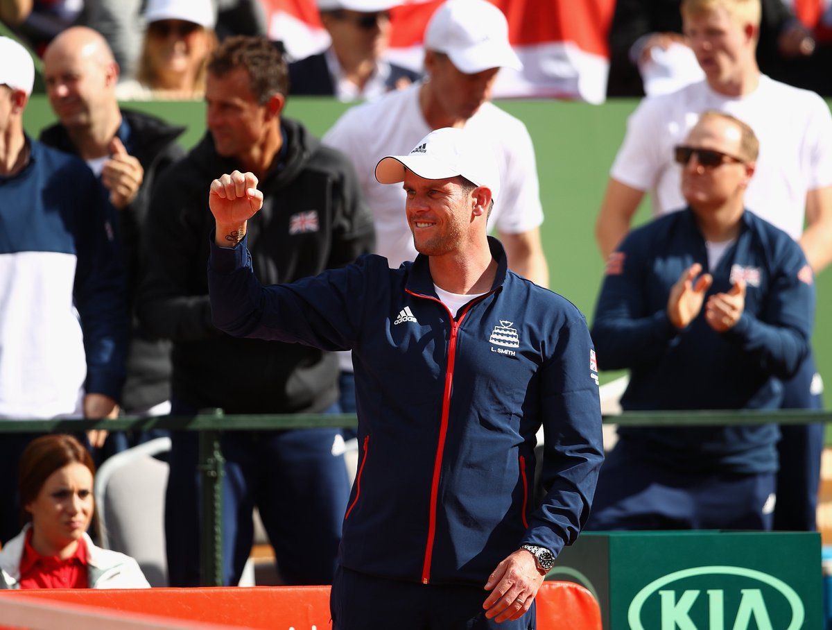 the_LTA's tweet photo. Catch up on the news that the GB #DavisCup Team are back home in the World Group Play-Offs in September 👉 https://t.co/CbYkVgH9cS https://t.co/zcn6AGk4hQ