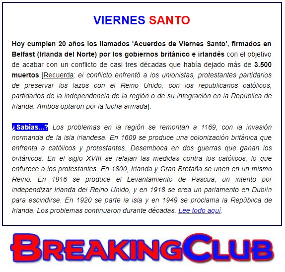 breakingclubES's tweet photo. #PeriodismoEs contarte qué pasó entre #Irlanda e Irlanda del Norte antes de los #AcuerdosDePaz de 1998. Porque nuestra obligación también es contextualizar las #noticias. https://t.co/QYvGehpTKt