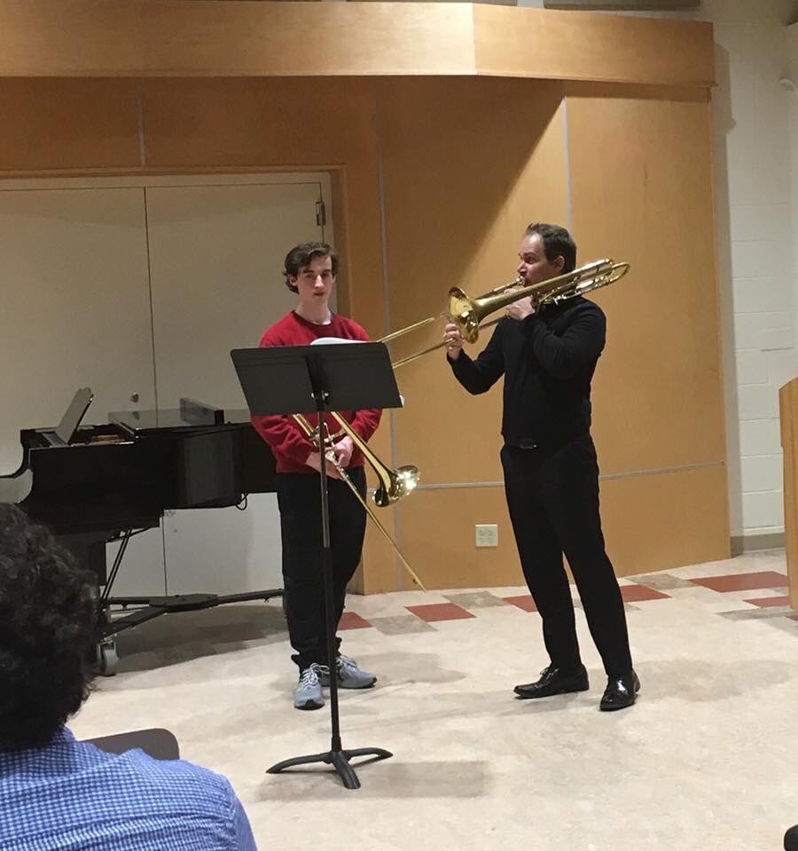 weslebo's tweet photo. It was great to visit The Hart School of Music in Connecticut yesterday and hear Haim Avitsur's wonderful students! It was great fun! I also ate some really great pizza after the masterclass. https://t.co/KOifQOEwDO