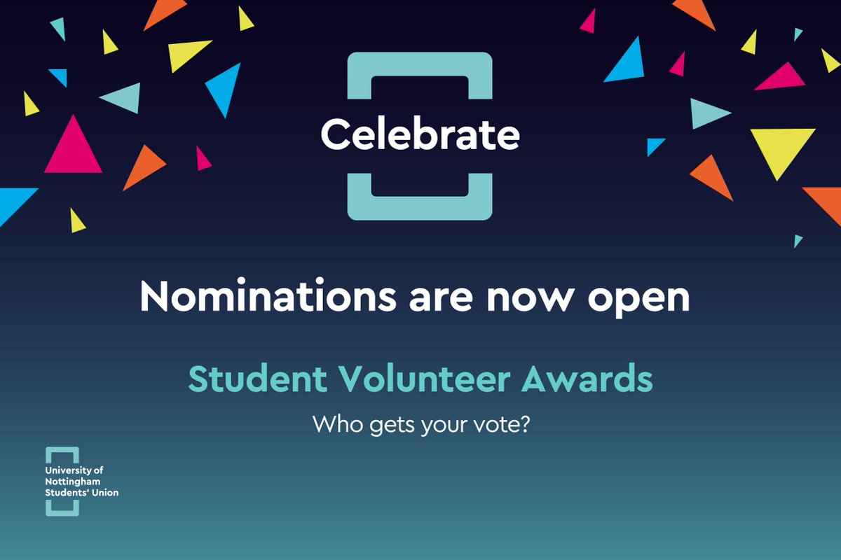 UoNSU's tweet photo. We're proud of every student who has volunteered with us this year!

And you should be too! Nominate those who have gone the extra mile for an award 🏆

https://t.co/D7piQXMXrL https://t.co/PlJYfcqCBF