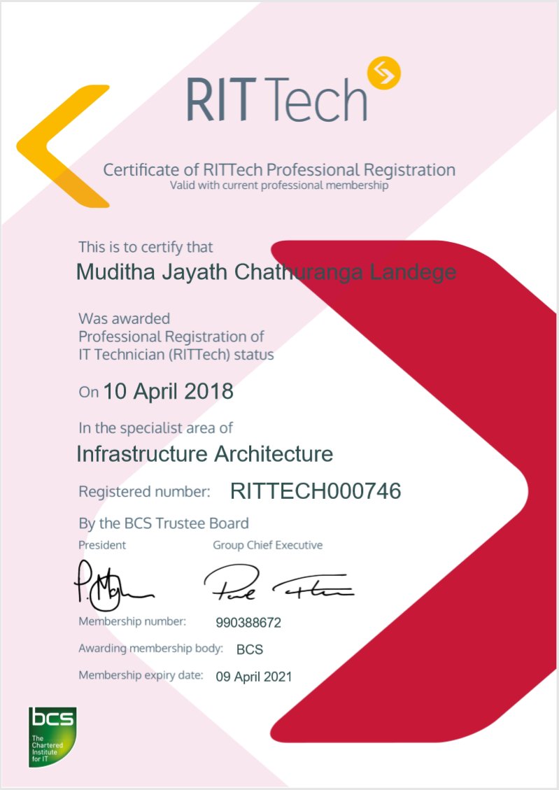 MudithaC's tweet image. Another achievement under the belt! #RITTech @bcs