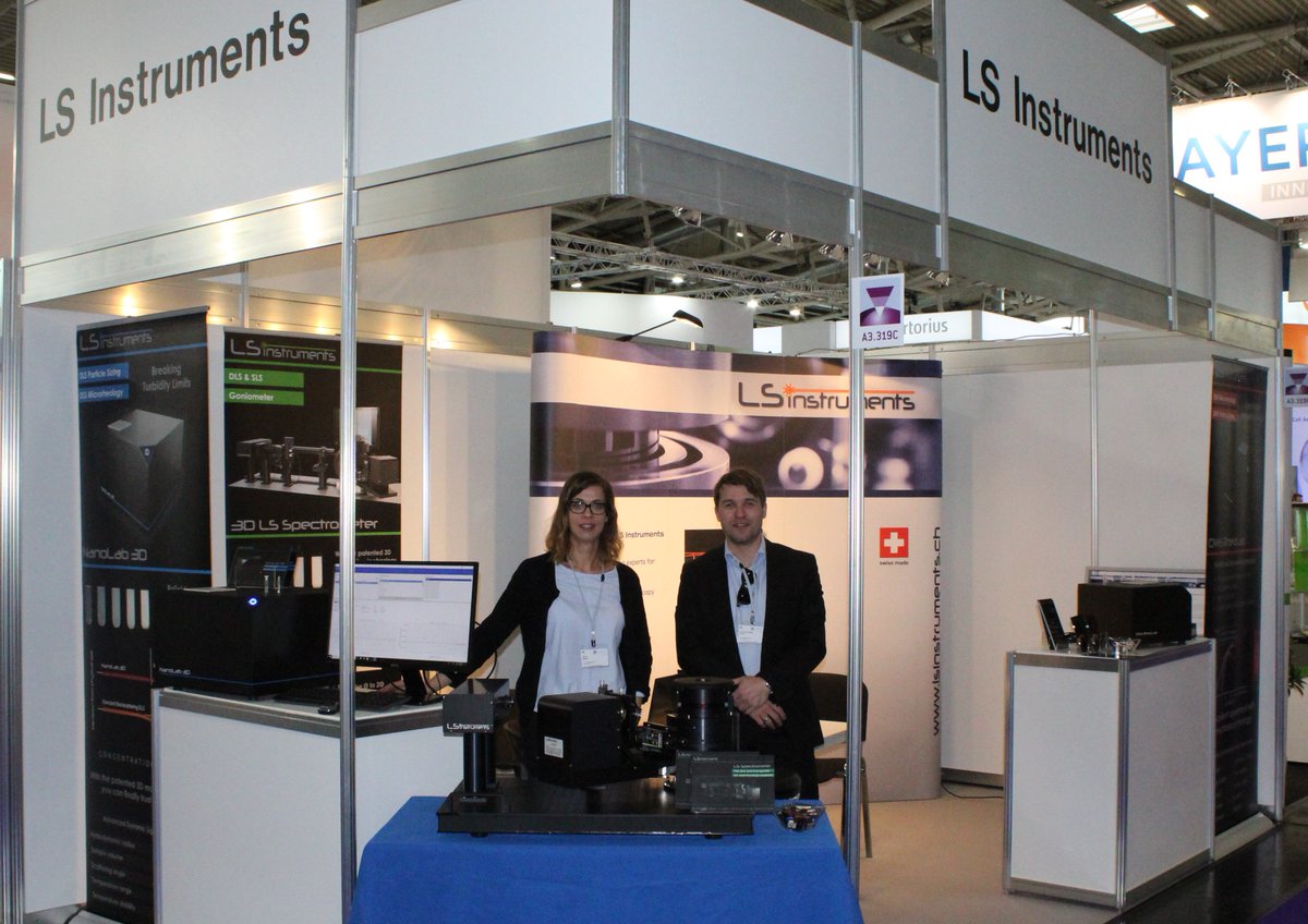 LSInstruments's tweet photo. Meet us at @analyticaFair
and try our #instruments!
#nanotechnology #proteins #particlesizer #rheology https://t.co/wEUxDFrbSn