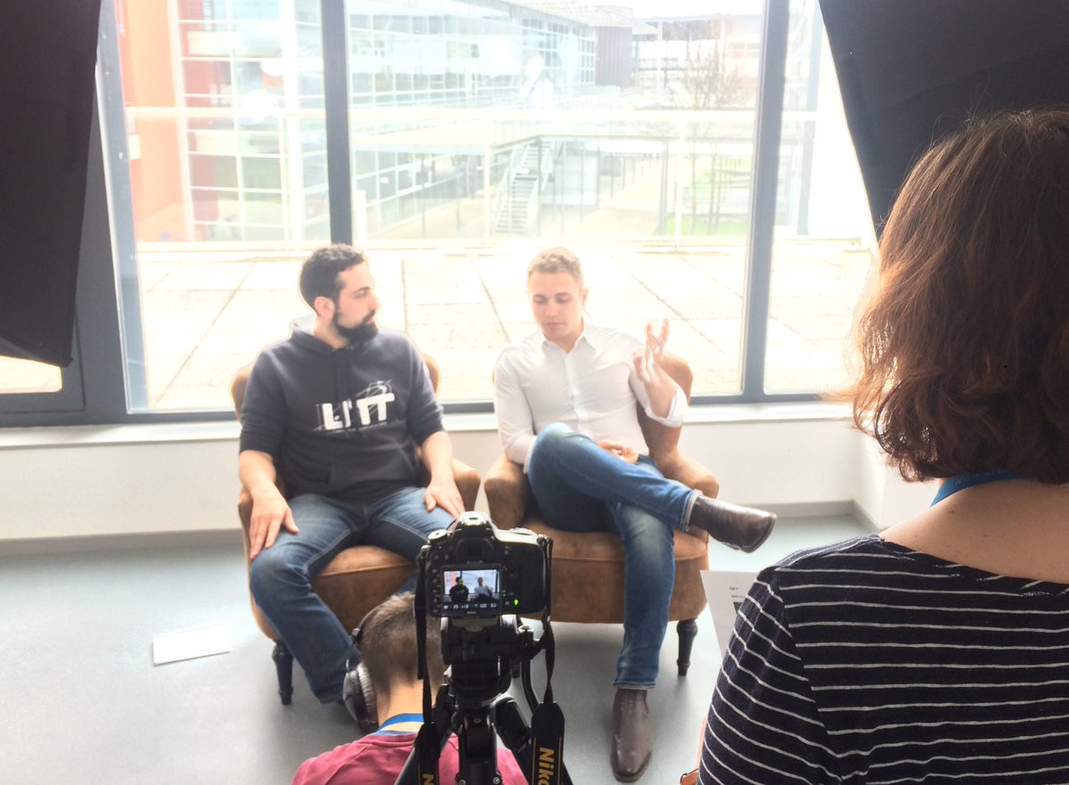 UTTroyes's tweet photo. ITW en cours #WorkInProgress avec nos étudiants #ingénieurs Tristan et Morgan @UTTroyes #surprise #international ... https://t.co/VZ4DDBZpke