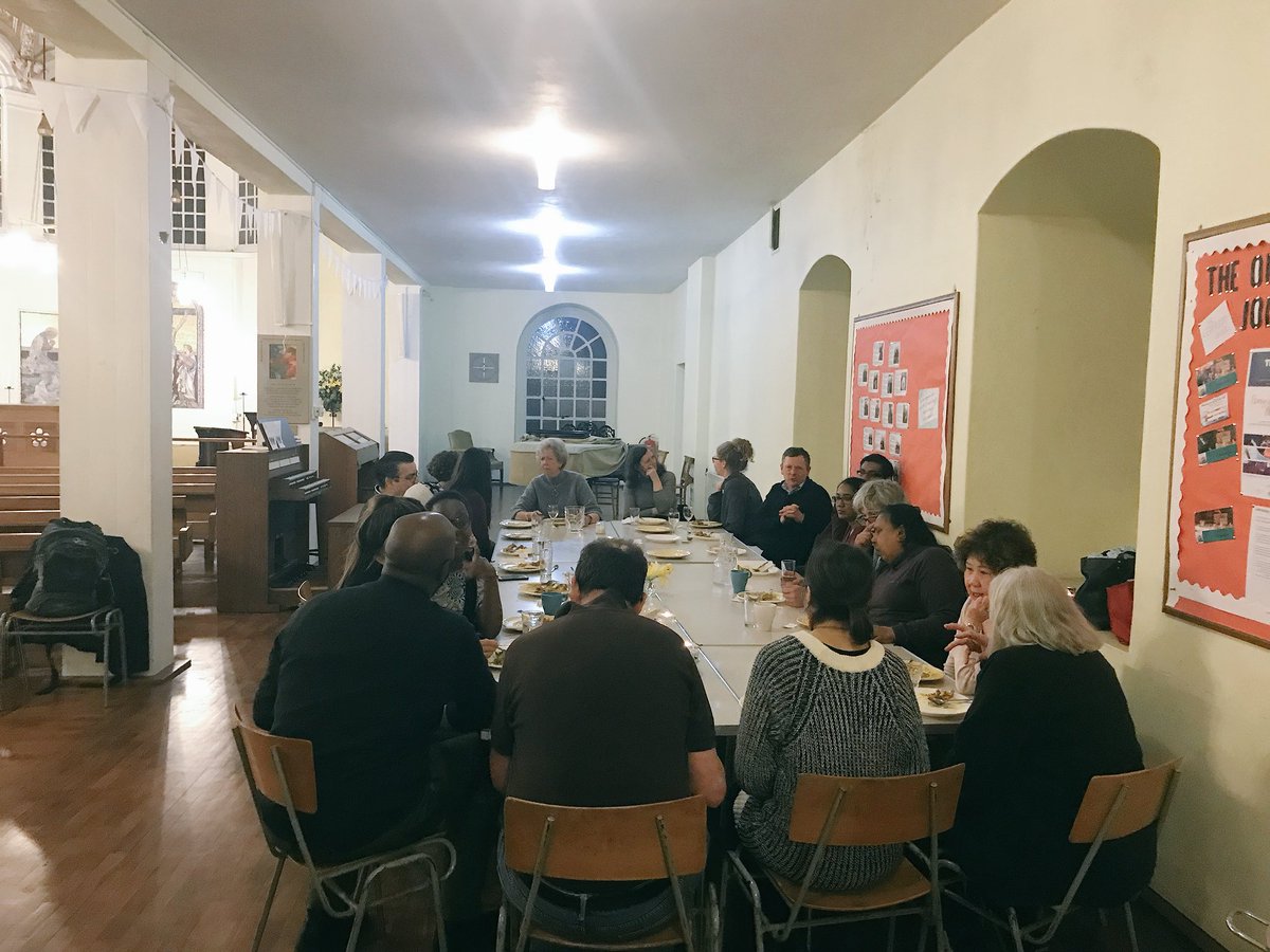 ShermaraFletche's tweet photo. Yesterday we welcomed our neighbours in shadwell @StGEast Open Table which engages people from all walks of life,beliefs,ages and religions around the table !
Dates of the next one out soon ! #creativeliturgy #aspaceforall #welcomingourneighbours @THInterFaith https://t.co/NAOD8azdzj