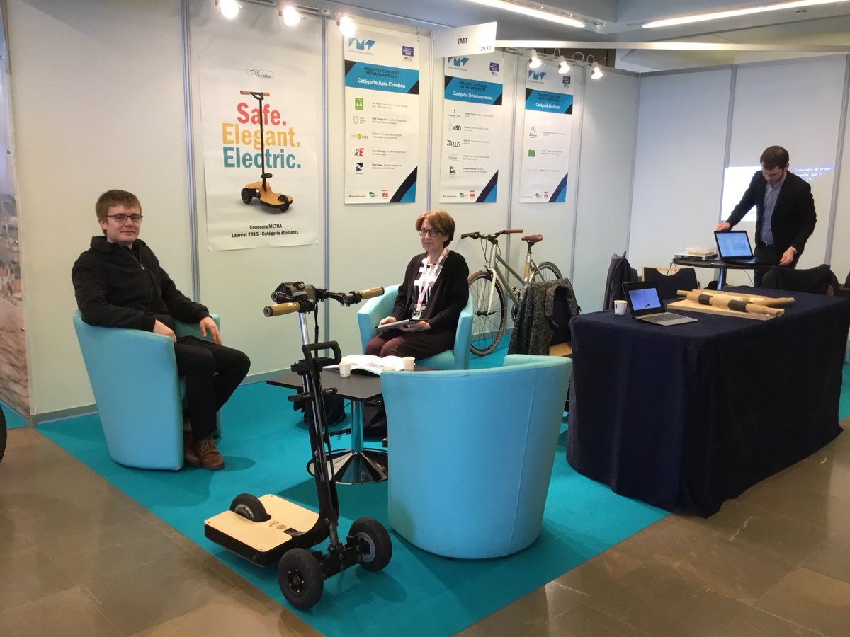 Première matinée du forum EVER Monaco, Rendez-vous jeudi pour la finale du concours METHA sur la ville durable, organisé par l’IMT. Le stand en cours d’installation, <a href="/IMTFrance/">Institut Mines-Télécom (IMT)</a>, <a href="/IMTLilleDouai/">IMT Lille Douai</a>, <a href="/rev3/">rev3</a>, @IMTLDEntreprise, <a href="/IMTechfr/">I'MTech</a>, @PhVasseur, <a href="/patrick/">Patrick de Laive</a>.duvaut