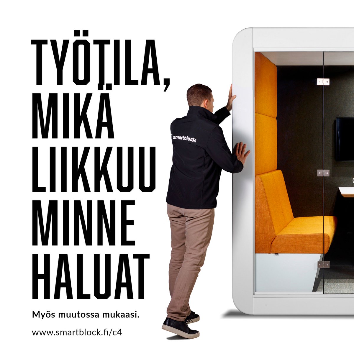 SmartblockFi's tweet photo. Joskus tulee päiviä eteen, että työpisteen tai neukkarin maisema ei miellytä. 

Smartblockin asemasuuntaa voi vaihtaa superhelposti. Usein pelkkä paikallaan kääntö tuo jo uutta näkökulmaa tekemiseen.

https://t.co/sZ1WqMY9E5 https://t.co/pQLxQihbwg