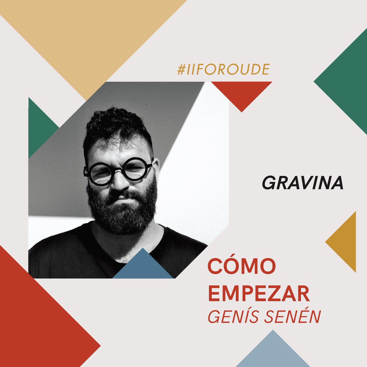 mesdigroup's tweet photo. Tenemos el honor contar con el diseñador industrial Gennís Senén, @Gravina_estudio , para la mesa redonda “Como empezar. La trayectoria profesional del diseñador industrial “ que tendrá lugar el 19 de abril en el marco del #IIForoUDE Más info: https://t.co/93sNTh33FE https://t.co/kZF4Ssmukq