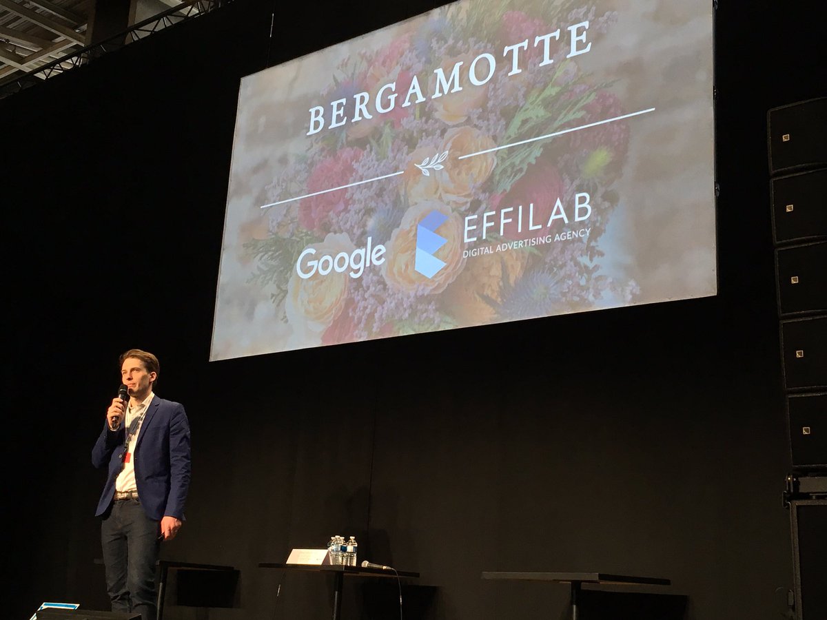 Effilab's tweet photo. Illustration des bonnes pratiques de @GoogleFR avec notre success story @BergamotteParis #EMKTP2018 https://t.co/ch0ydWpEhK