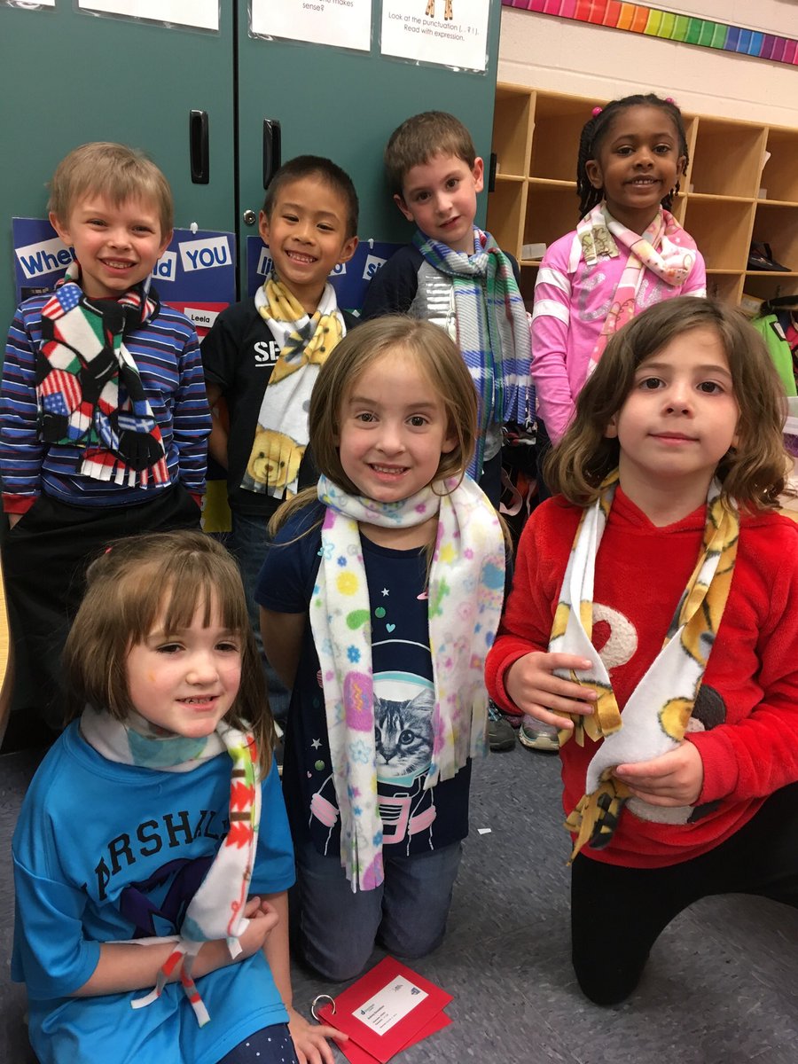 MrsStampK's tweet photo. With yesterday’s chillier temperatures... we were glad we had pennies to spend at class store!  #newscarves #classstore #kindergarten #TMESEagles #MrsStampK https://t.co/Y6LqXH6y4W