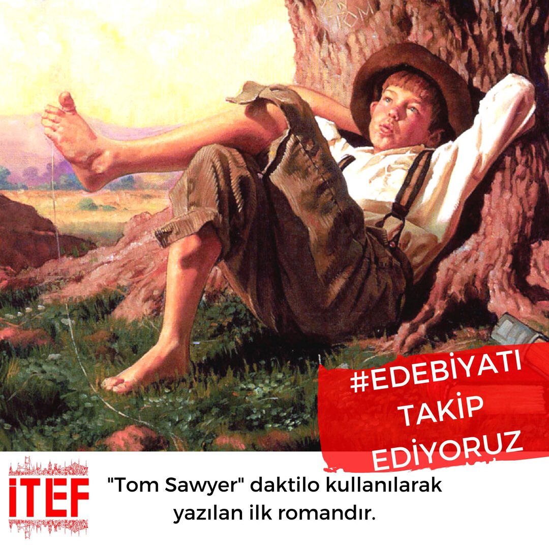 itef_festival's tweet photo. *Daktilo makinesini ilk satın alanlardan birisi olan Mark Twain, daktilo ile yazan ilk romancı olarak anılır.Ancak Tom Sawyer mı yoksa Missisippi’de Yaşam’ın mı daktiloda yazılan roman olduğu konusunda bazı görüş ayrılıkları vardır.
#edebiyatıtakipediyoruz #itef2018 https://t.co/AwvU3RTY3g