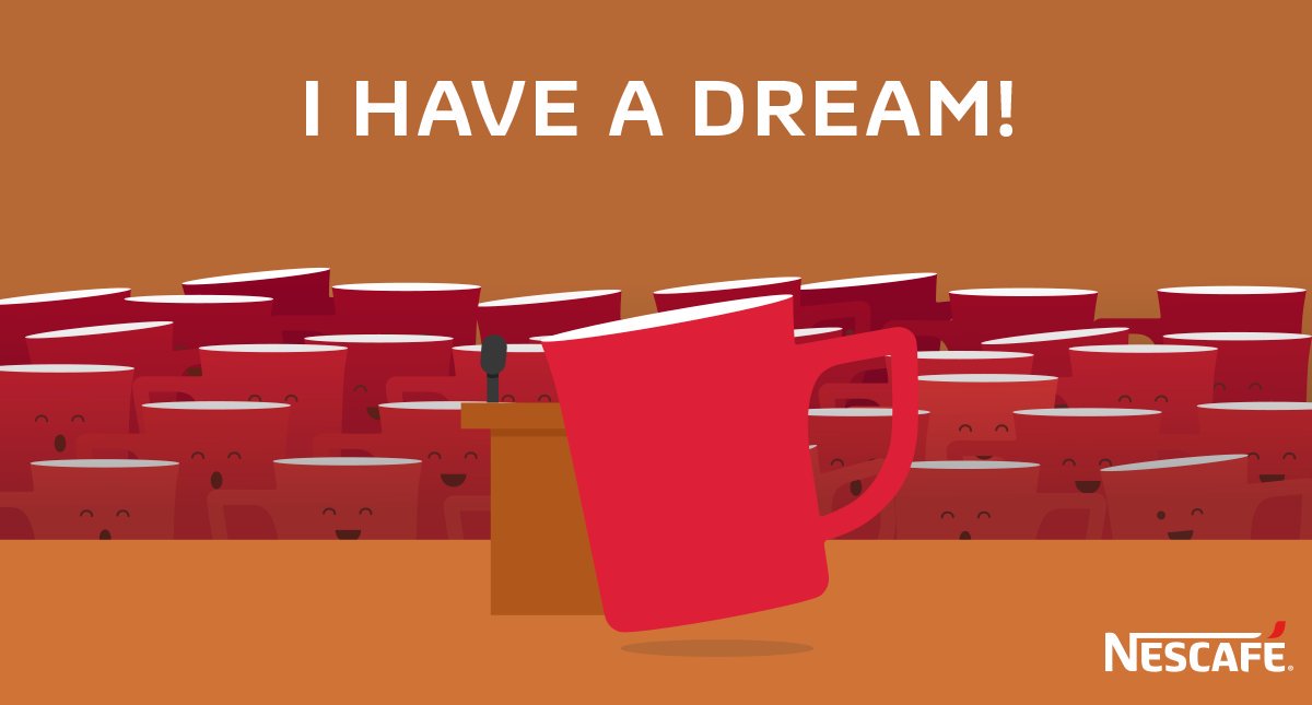 NescafeAfrica's tweet photo. Never underestimate the power of dreams and that influence of the human spirit. The potential for  greatness lives within each of us.#Nescafé https://t.co/14k4MuoSt4