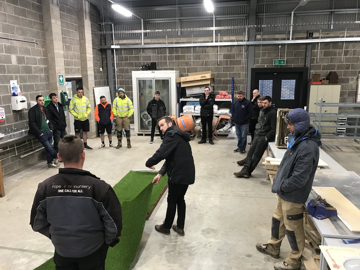 Sedds_Mark's tweet photo. A great turnout for the @MarshallsReg guys on our Always Green Artificial Grass Training at @Reaseheath @DennoP76 @clayt83 @dhmidm #bestgrassbyfar https://t.co/79n2N3jVro
