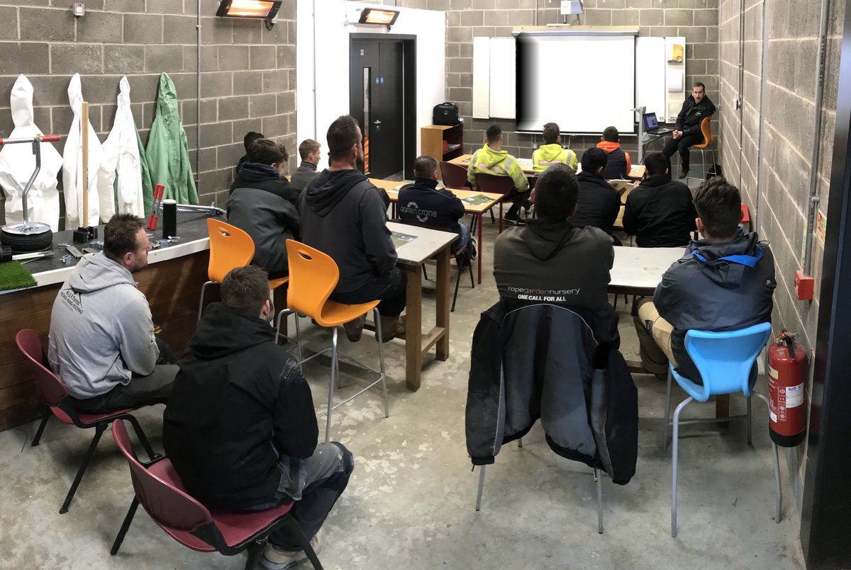 Sedds_Mark's tweet photo. A great turnout for the @MarshallsReg guys on our Always Green Artificial Grass Training at @Reaseheath @DennoP76 @clayt83 @dhmidm #bestgrassbyfar https://t.co/79n2N3jVro