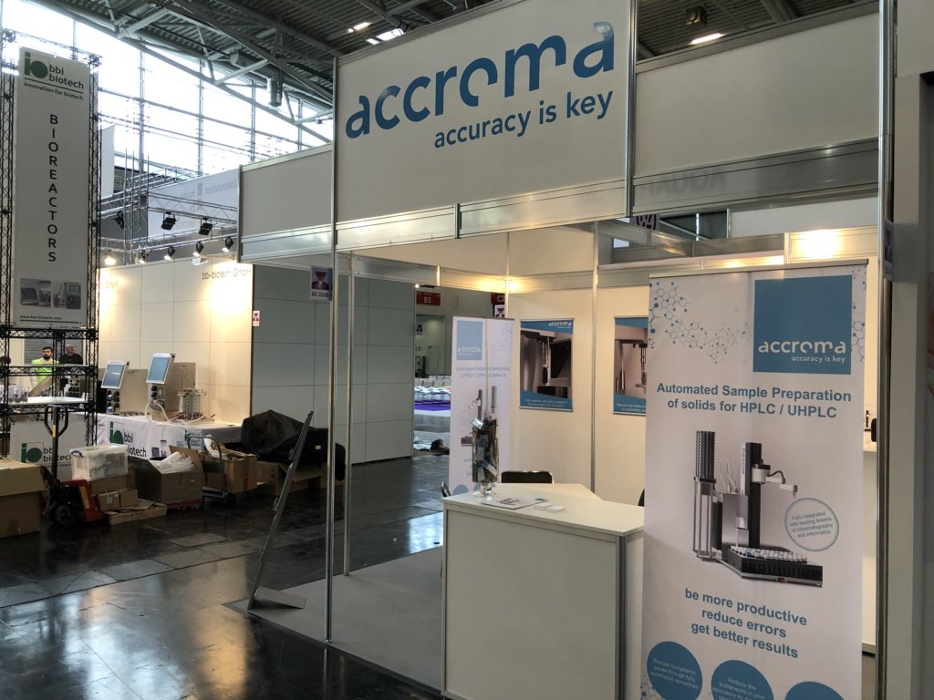 accroma_labtec's tweet photo. We are looking for distributors in all parts of the world. Come and visit us at booth B2.330B @analyticaFair 
#automated #sample #preparation of #solids for #hplc #uhplc 
#analytica2018 #accroma #automation #distributor https://t.co/up6bp9cMRu