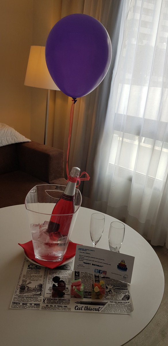 bethwilliams9's tweet photo. @SolHouseCosta thank you so much for my little birthday treat yesterday! We really enjoyed our stay and will definitely come again. Highly recommended! #room3003 https://t.co/qO4lrRic2K