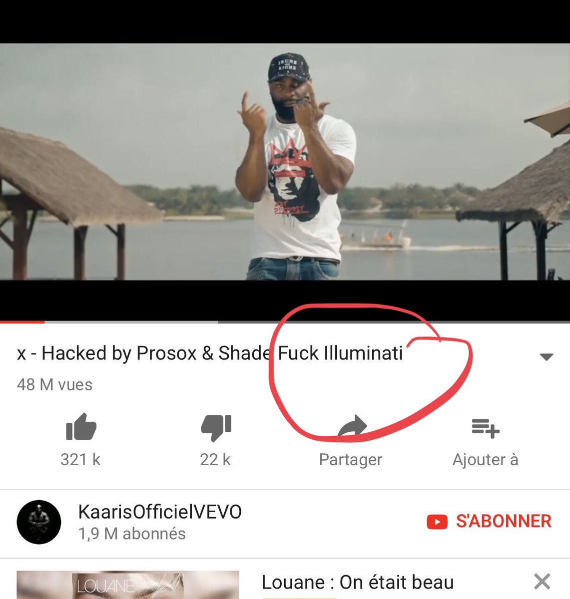 sabrito13's tweet photo. Mort 😂😂😂 @KaarisOfficiel1 qui ce fait traiter d’illuminati sur @YouTube par les Hacker #prosox #YouTubehacked #depacito https://t.co/KR0EUPsd2z