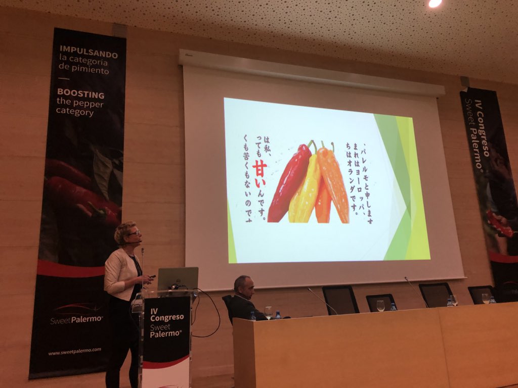 Also in Japan nice sales opportunities for <a href="/SweetPalermo/">SweetPalermo</a> tells Marianne vd Gragt of #NewGreen . Tastings and in store promotions are key to convince new consumers.