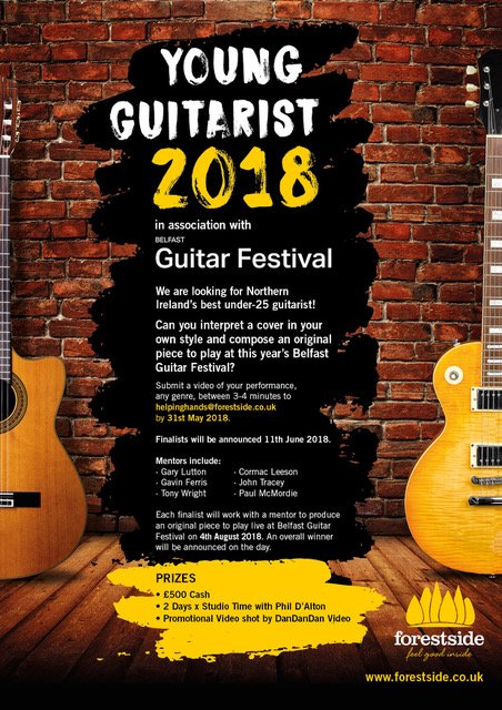 Could you be N.Ireland's best guitar player? Want to WIN £500? Under 25? Find out how with @forestsideni - <a href="/giggingni/">Gigging NI</a> <a href="/NI_Music/">NI Music</a> <a href="/grs_ni/">Girls Rock School NI</a> <a href="/OhYeahCentre/">Oh Yeah Music Centre</a>