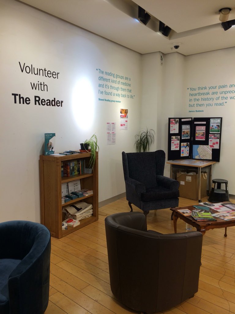 Michelle_Reads_'s tweet photo. Pop into our Shared Reading North West HQ. We’re on the first floor of Treasure Island in L1. Free crafts for children and chance for adults to join a Shared Reading group and discuss FREE training and volunteer opportunities. Come get involved https://t.co/51XdZcXGjY
