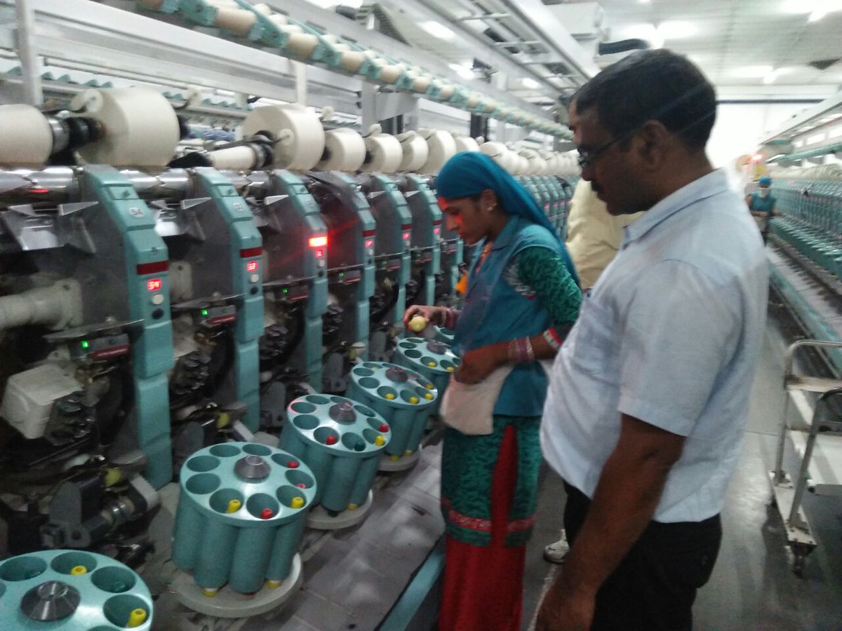 Eduworld2002's tweet photo. #Assessment #Batch Id- 3249 conducted by #Eduworld under #MPSSDM project for the Job Role #Autoconer Tenter on 7th Apr'18 under the guidelines of #Textile #Sector#Skill #Council at location #DHAR Madhya Pradesh https://t.co/ApbI7pAmVe