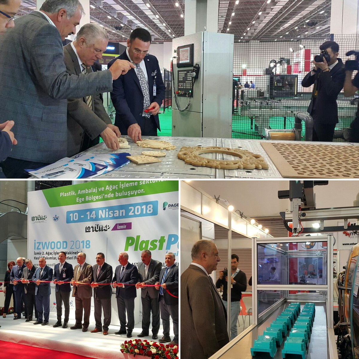 fuarizmir_'s tweet photo. İZWOOD 2018 İzmir 2. Ağaç İşleme Makineleri, Kesici Takımlar, El Aletleri Fuarı, İzmir 2. Mobilya Yan Sanayi Fuarı ve Plastpak İzmir 2018 Fuarları açılış töreni fuarizmir'de geçekleştirildi. Fuarlar 10 - 14 Nisan tarihlerinde ziyaret edilebilir
#plastpak #tradefair #izwood #tüyap https://t.co/1jRoAxP4wI