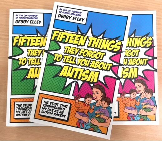 JKPAutism's tweet photo. Available now, 'Fifteen Things They Forgot to Tell You About Autism' by Debby Elley of @aukids! 
Find out more &amp; get your copy here - https://t.co/jGRC1IGTWK

#fifteenthings #15things #aukids #jkpautism #autism #autistic #autismparenting #asd #asc #autismawarenessmonth https://t.co/JNDNYT9jes