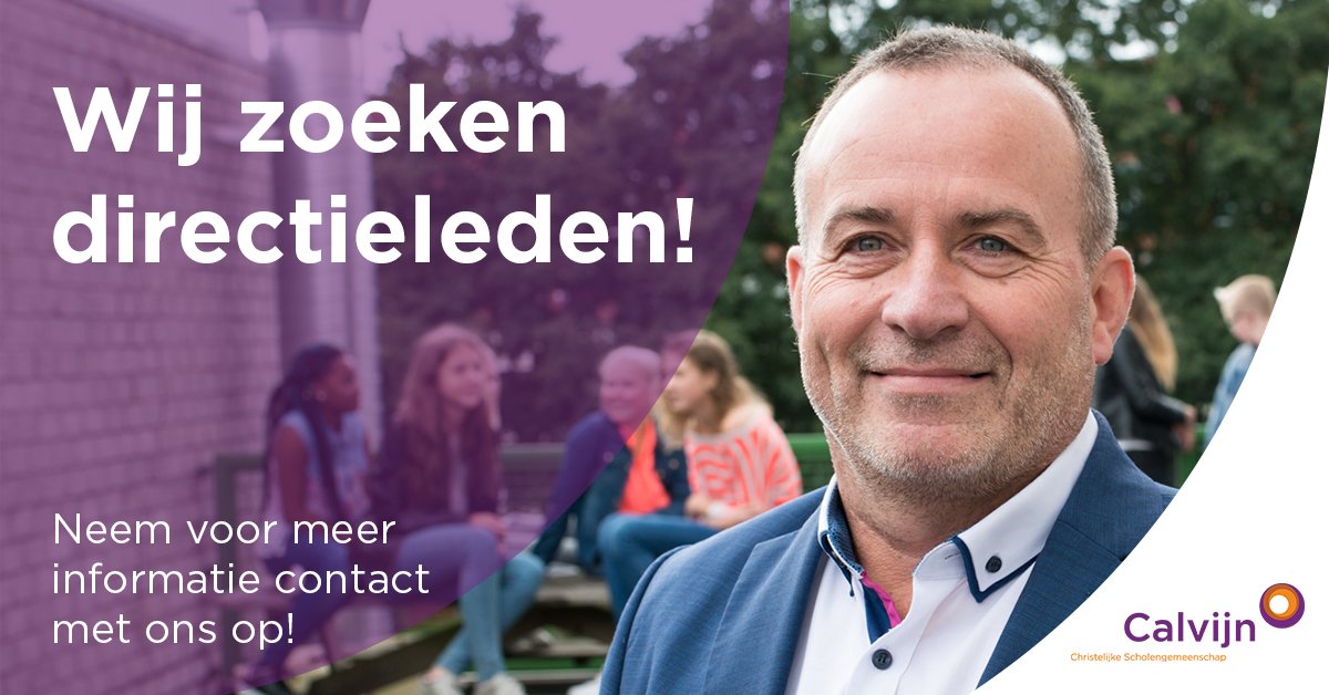Heb jij een leidinggevende functie en wil je de overstap maken naar CSG Calvijn? Neem dan contact met ons op! Om ons directieteam te versterken zoeken wij goede teamleiders en directieleden. Kijk op calvijn.nl/vacatures