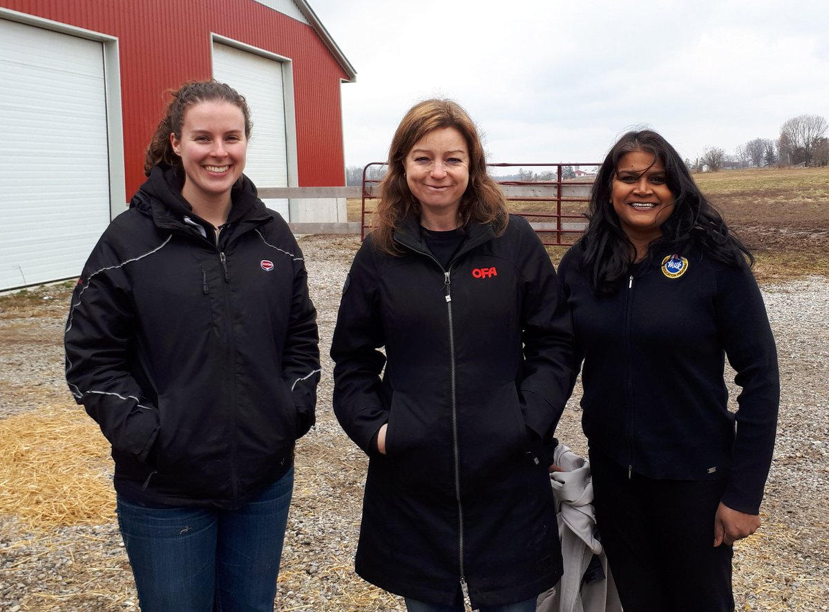 A very successful barn tour Kaitlyn Nock of Elgin Feeds, Thorndale @ShurGainDairy for her expertise in the calf barn. A special thanks to <a href="/heatherderks11/">Heather Derks</a> for the farm handouts from Elgin County OFA. And of course a kindergarten barn tour wouldn't be complete without farmer Kathy