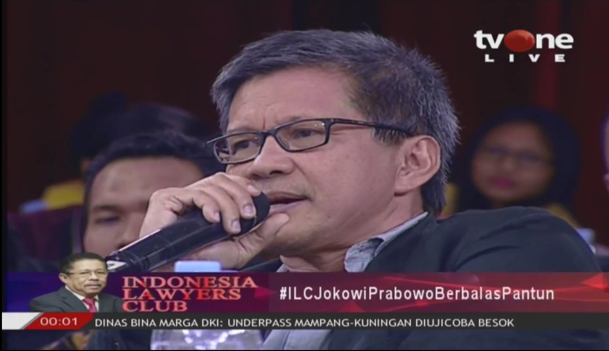 Indonesia Lawyers Club on Twitter "ILCJokowiPrabowoBerbalasPantun