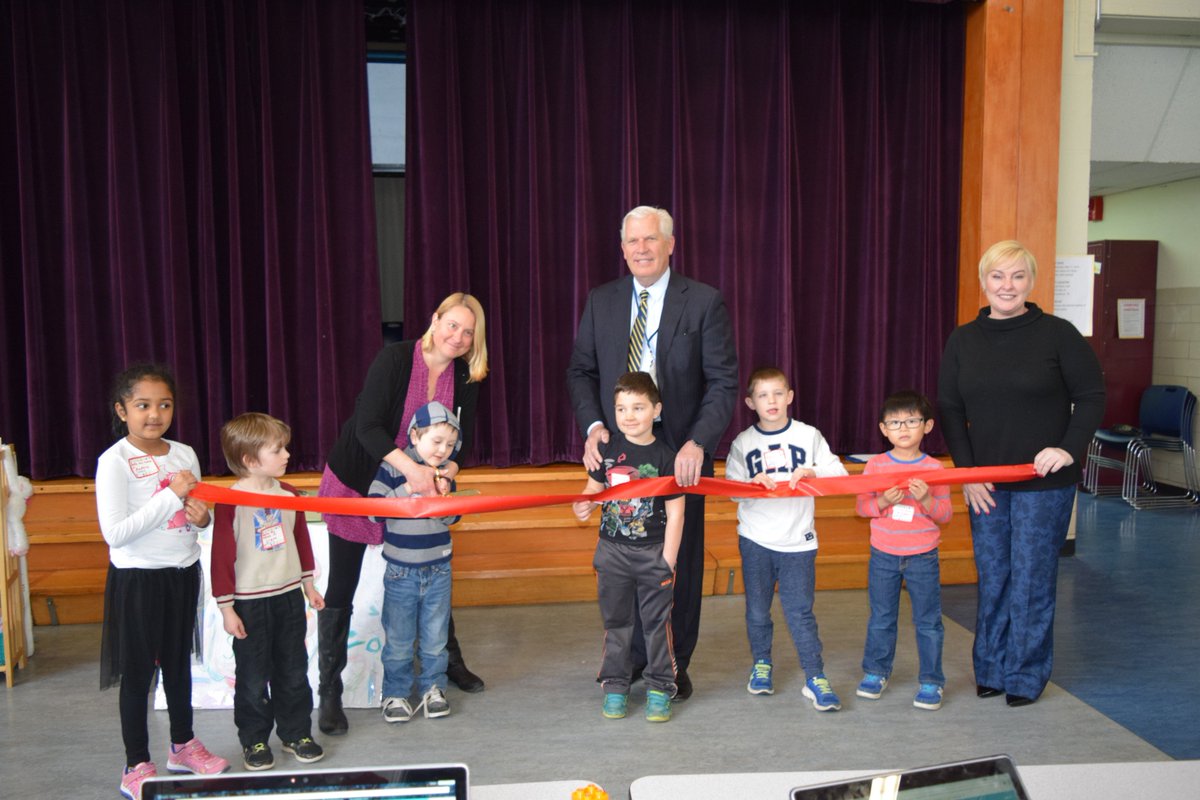 TheSageSchool's tweet photo. The K-Shop officially opened for business this morning w/ a special ribbon cutting with @TriTownChamber and @jay_barrows. Congrats to Ms. Telschow & her students on an amazing economics unit that resulted in this fabulous store! #FirstSale #YoungEntrepreneurs #SagePride #GiftedEd https://t.co/Vsj02GijDn