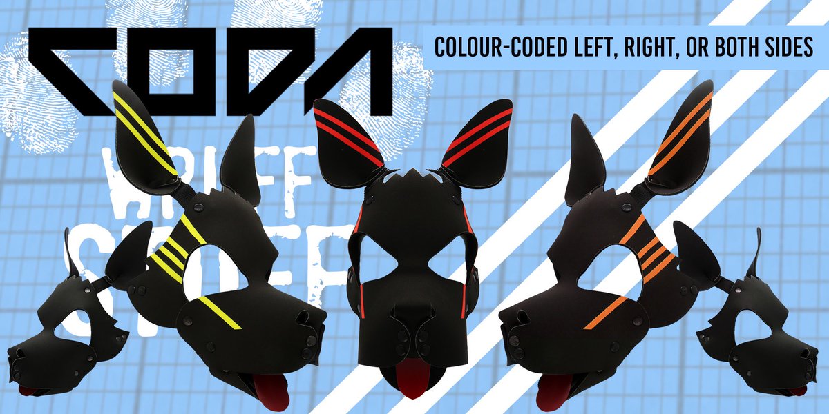 BOYTOY_UK's tweet photo. 🐶 WRUFF STUFF PUP HOODS NOW AVAILABLE! 🐾
Yes that’s right, we are now offering Wruff Stuff’s amazing Neoprene Pup Hoods here at BOY:TOY! 
With a large selection, take a look here: https://t.co/ZaE3GWliZu
#BOYTOYUK #WruffStuff https://t.co/fhsd7POhRH
