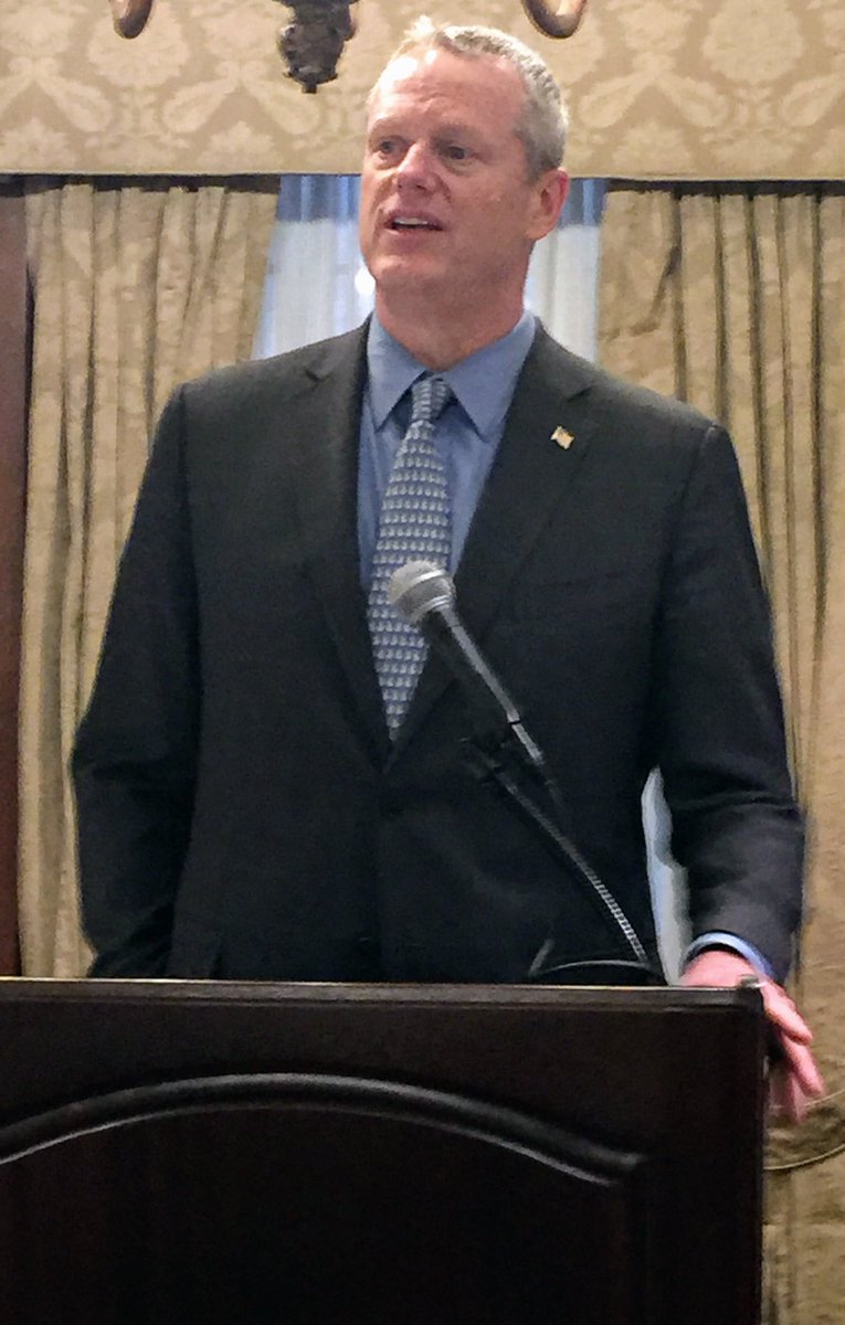RetailersofMA's tweet photo. At #MASmallBizDay, @MassGovernor Charlie Baker reiterated his call for a permanent annual two-day sales tax holiday that’s supported by RAM. “I would like to see the Legislature do that,” he said. “I was would like to see them do it in this session.” #mapoli #mabiz #BuyinMass https://t.co/8Xq7A9EgdE
