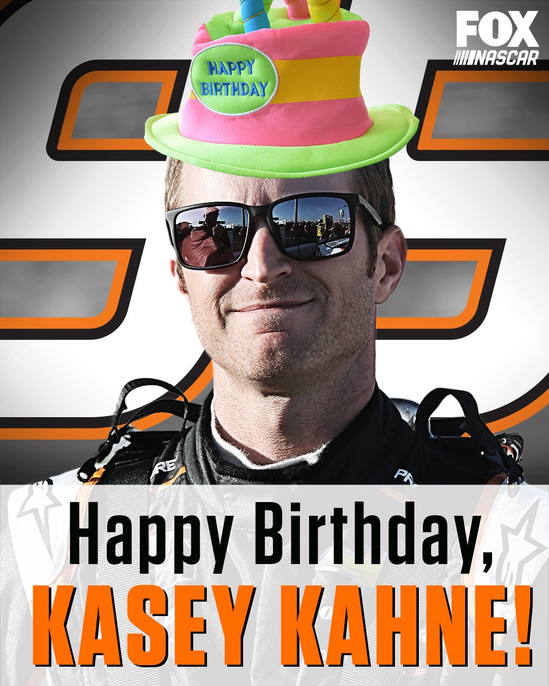 Remessage to help us wish Kasey Kahne a very Happy Birthday (and ... yes, the hat was added via Photoshop )! 