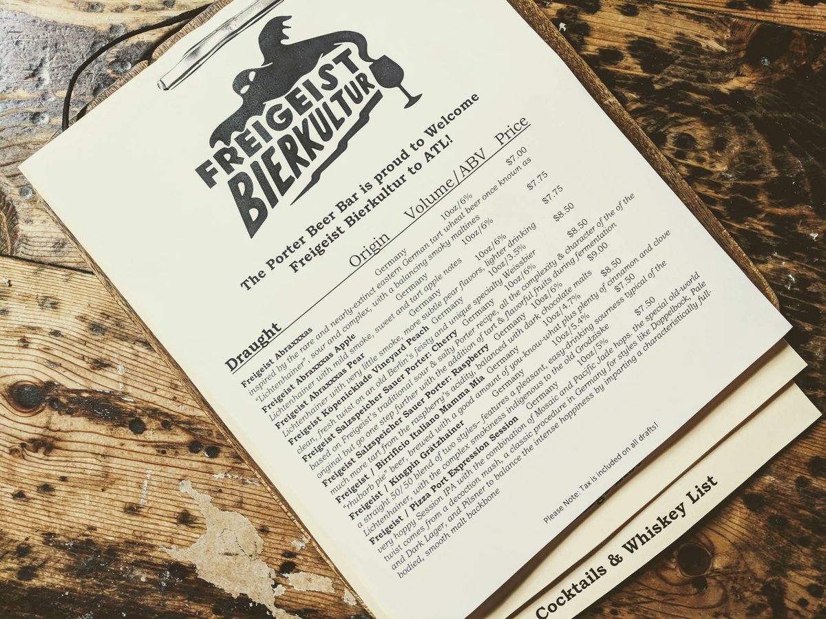 Today! Freigeist Bierkultur 9 taps at The Porter! <a href="/deliverthebomb/">The Liberator</a> #germanbeer