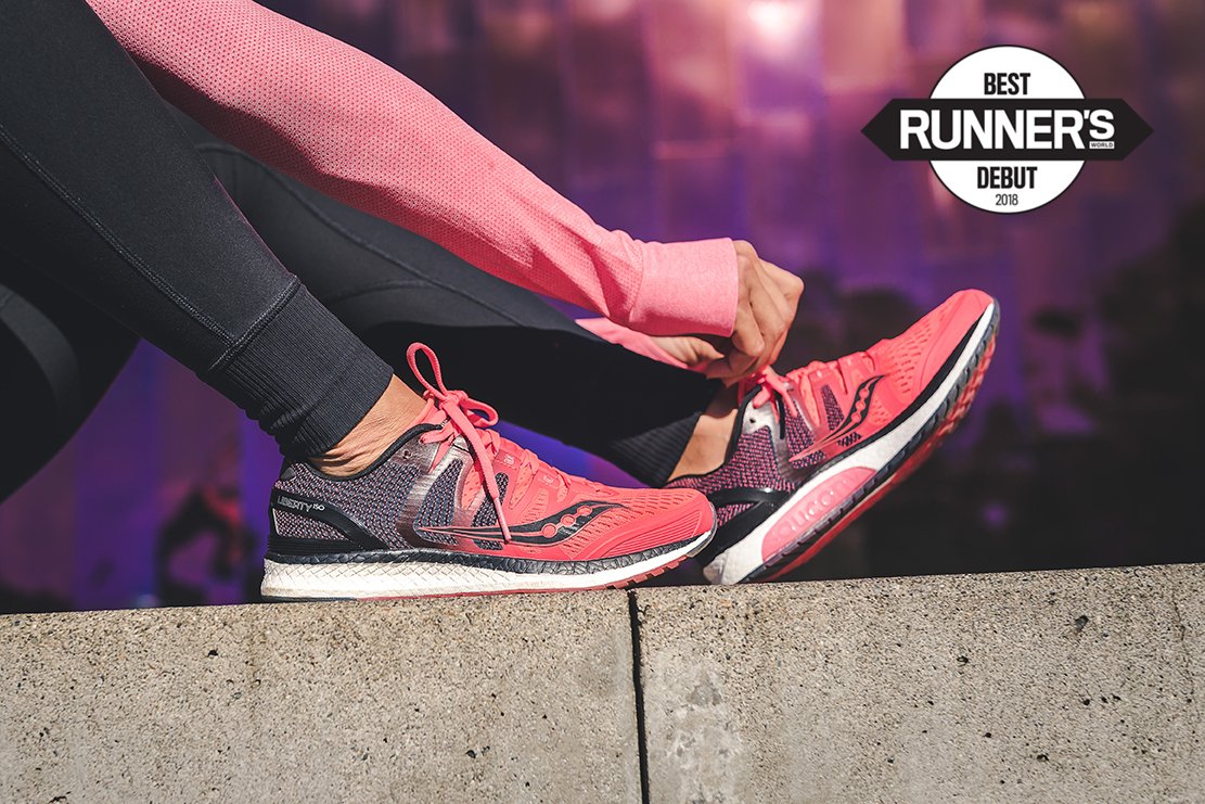 SauconyMx's tweet photo. Ganador Runner’s World Best Debut 2018. Para corredores con pisada neutra o leve pronación #LibertyISO . De venta en Martí y todos a correr https://t.co/J9OpsqsHCs