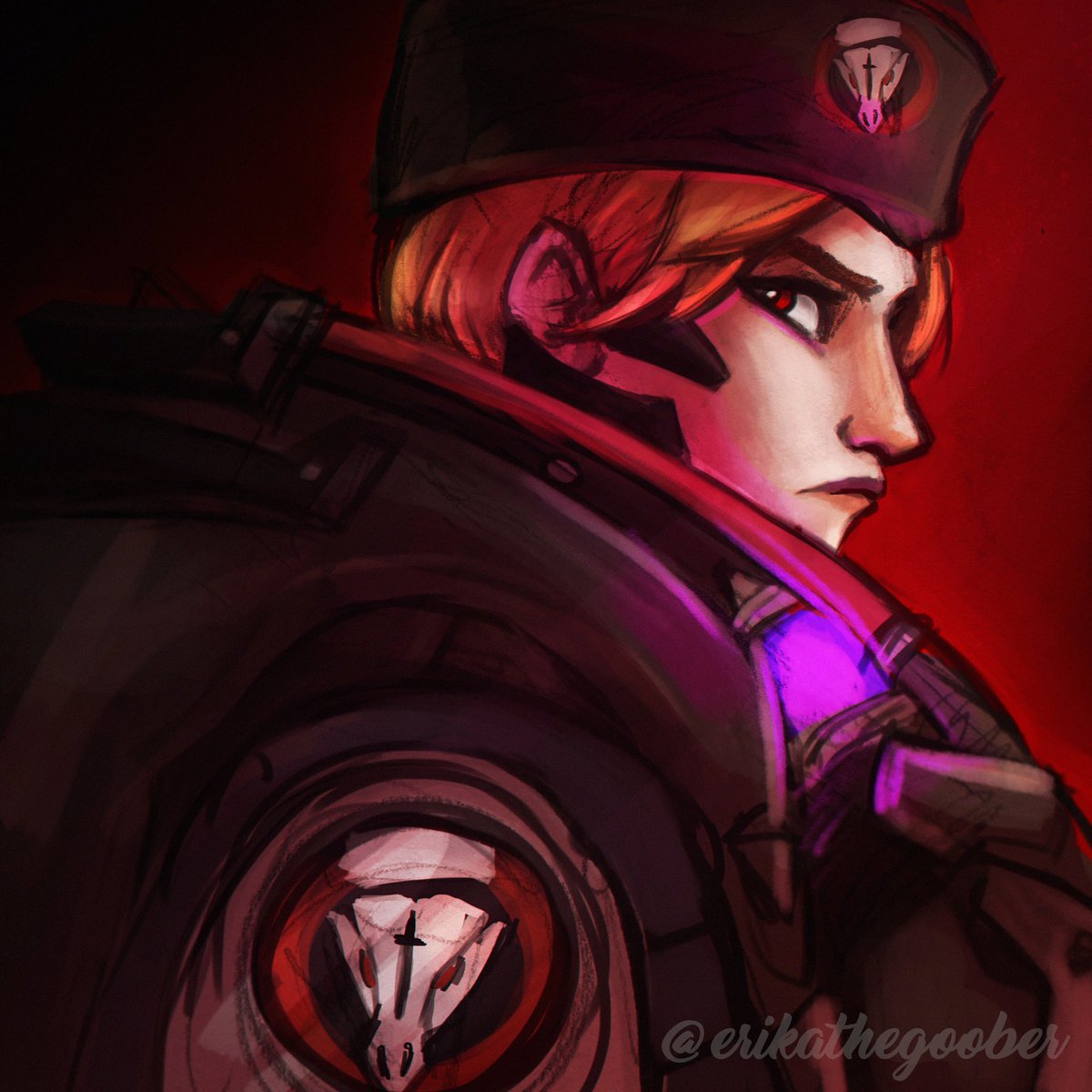 erikathegoober's tweet photo. Super hyped for #OverwatchRetribution so I had to draw Blackwatch Moira! Which hero will you be playing as? 

@PlayOverwatch #overwatch #moira #art https://t.co/EO4cxKU1FF