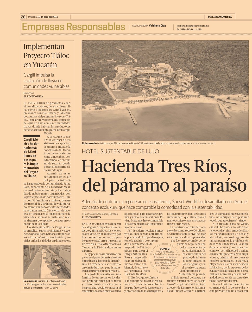 SunsetWorld_PR's tweet image. Gran nota de nuestro amigo @PacoDeAnda_C 
Hacienda Tres Ríos, del páramo al paraíso.. goo.gl/r4Rtwm
@TresRiosResort