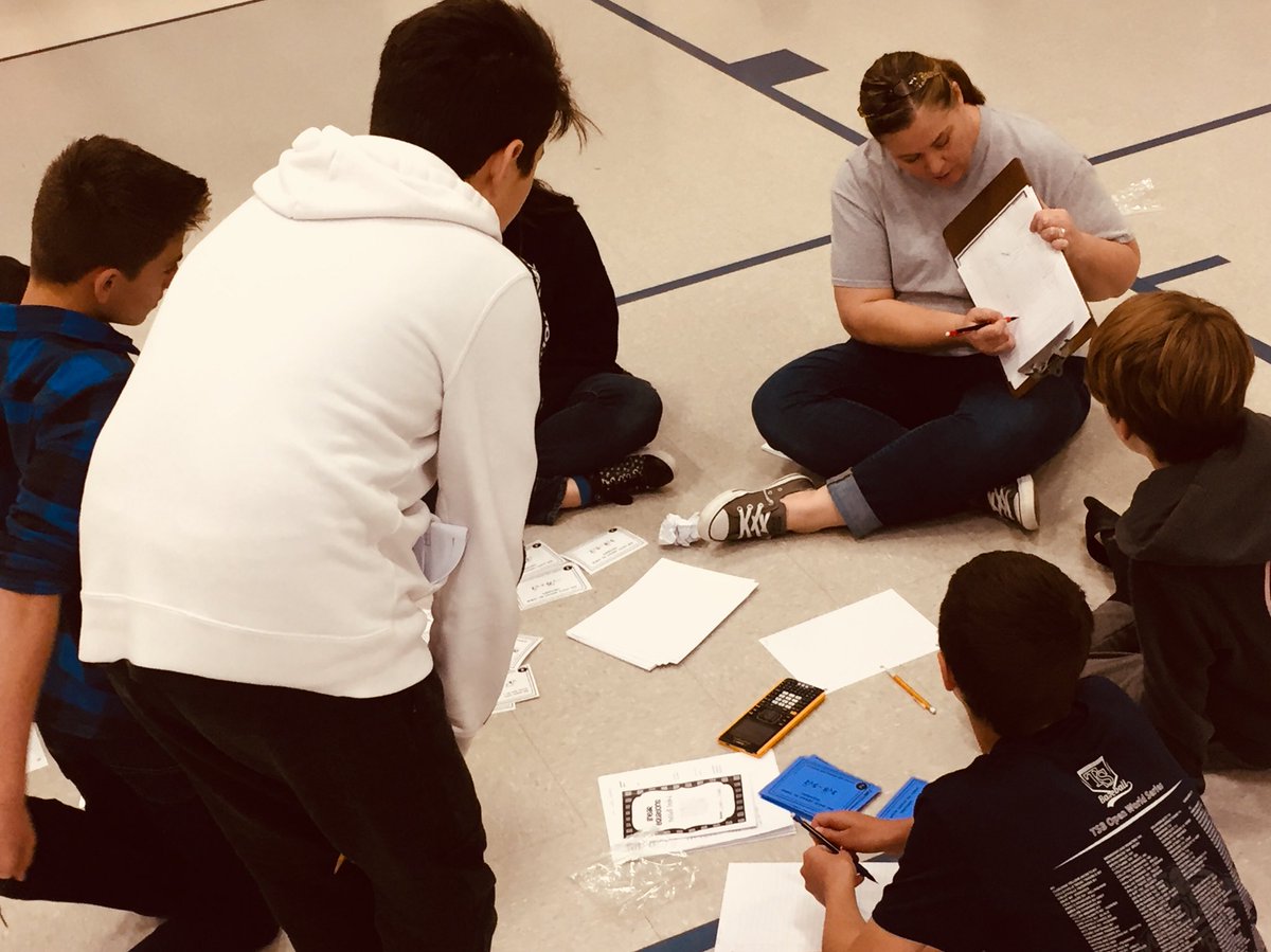 coachNJordan's tweet photo. @Schrade_Falcons, Mrs. Haggard’s Algebra 1 students are experiencing an 8 station review today! @MasseyMathGISD #mathisfun https://t.co/s2rkGlve2z